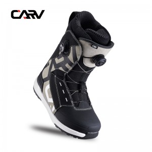 CARV Double BOA Professional Skating Quick Wearing Shoes High Hardness Skiing Equipment