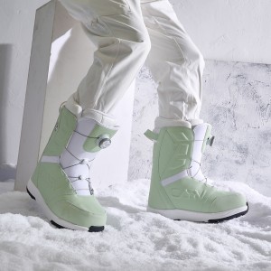 BOA single board ski shoes for men and women, professional waterproof snowboard boots